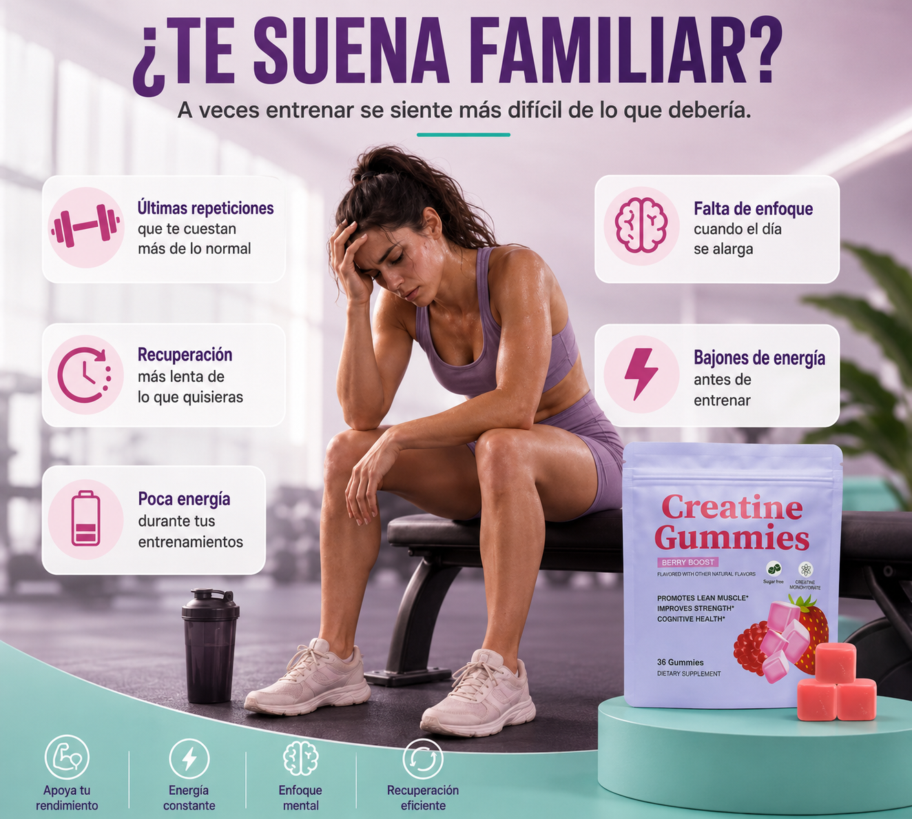 Creatina en Gominolas – Fuerza y Recuperación