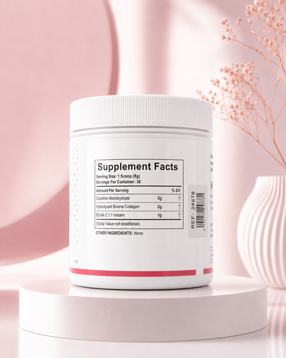 CREATINA GLOW™ · Fuerza femenina (300g)